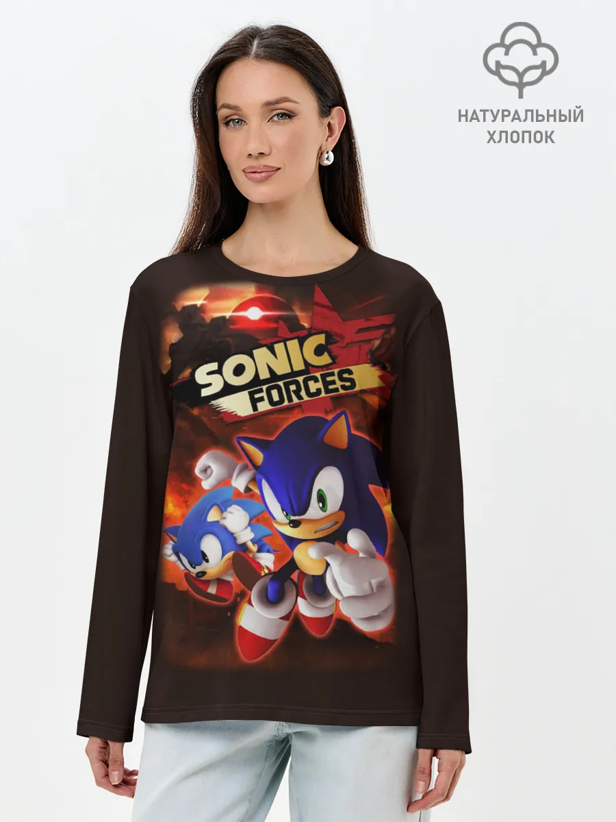 Лонгслив женский. Хлопок / SONIC