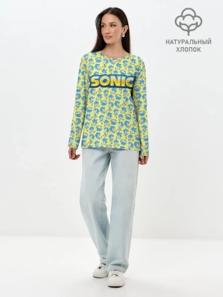 Лонгслив женский. Хлопок / SONIC