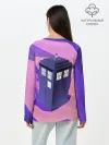 Лонгслив женский. Хлопок / CRAZY TARDIS