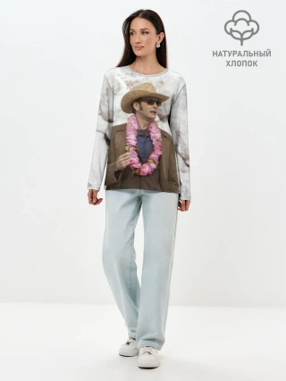 Лонгслив женский. Хлопок / FUNNY DOCTOR