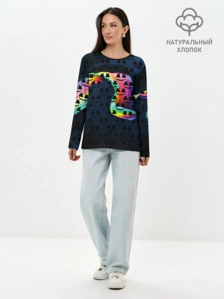 Лонгслив женский. Хлопок / MARSMELLO