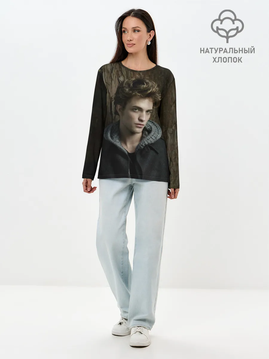 Лонгслив женский. Хлопок / РОБ