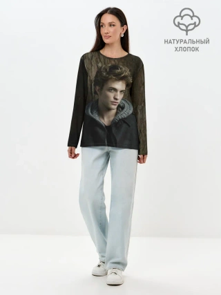Лонгслив женский. Хлопок / РОБ