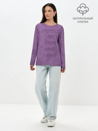 Лонгслив женский. Хлопок / Placebo