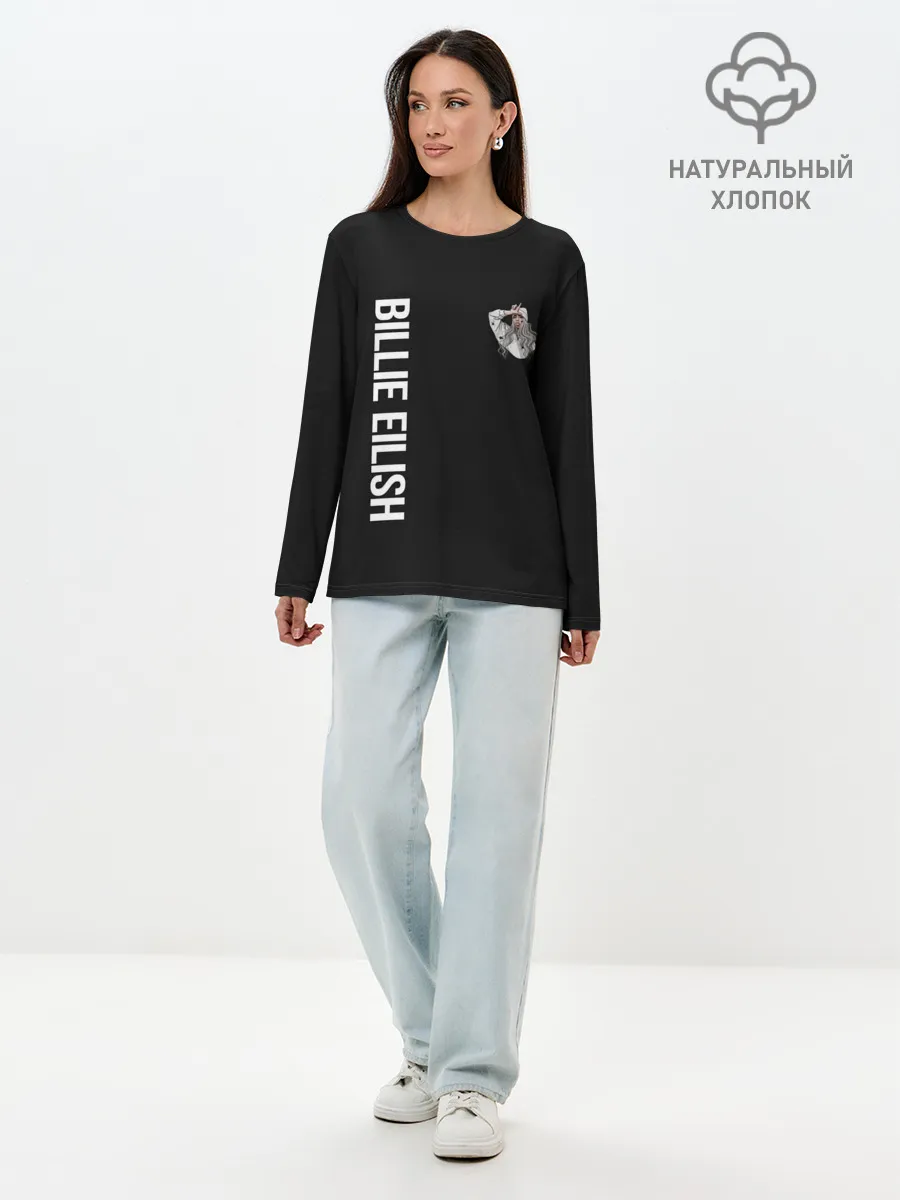 Лонгслив женский. Хлопок / BILLIE EILISH