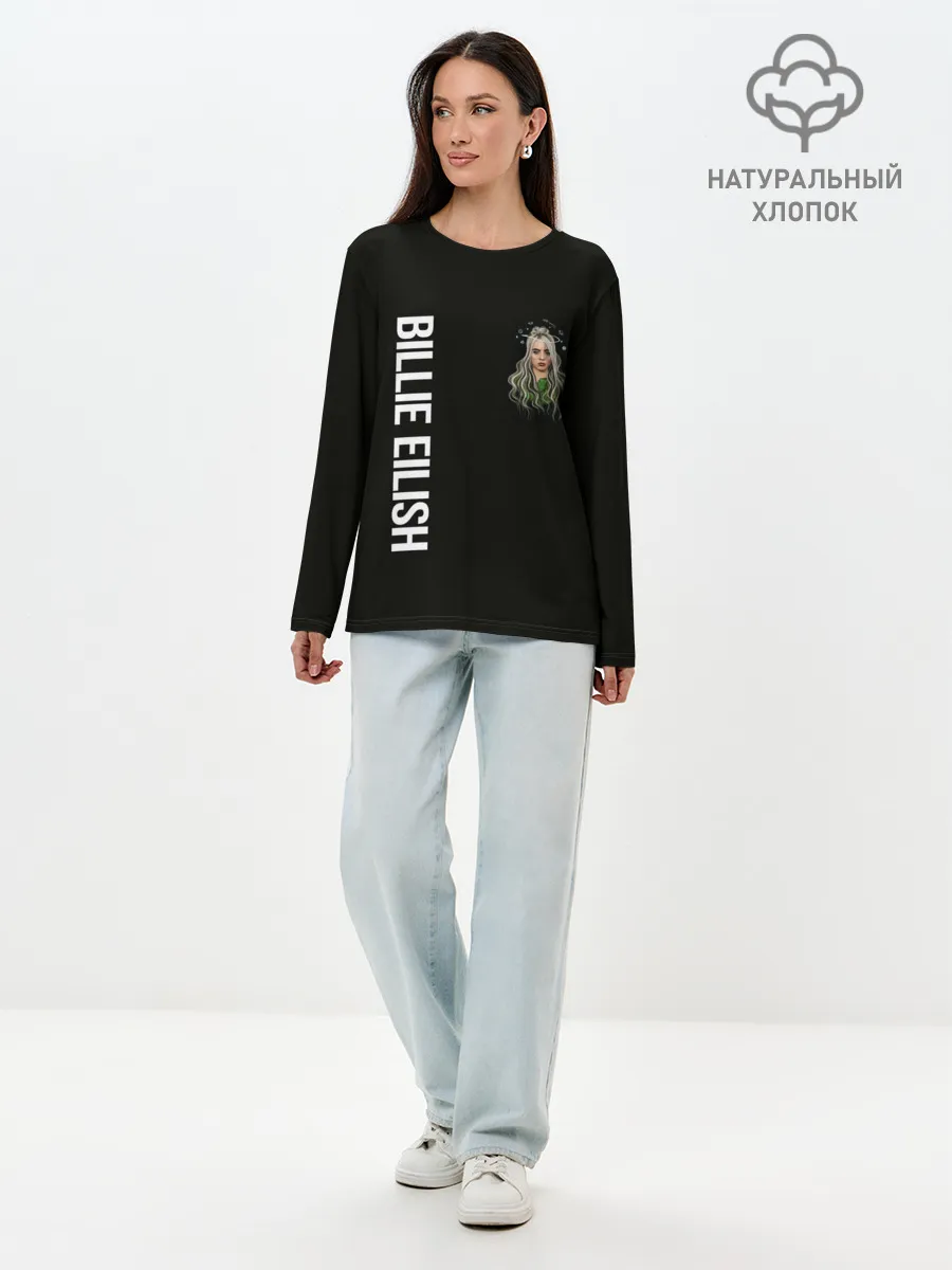 Лонгслив женский. Хлопок / BILLIE EILISH