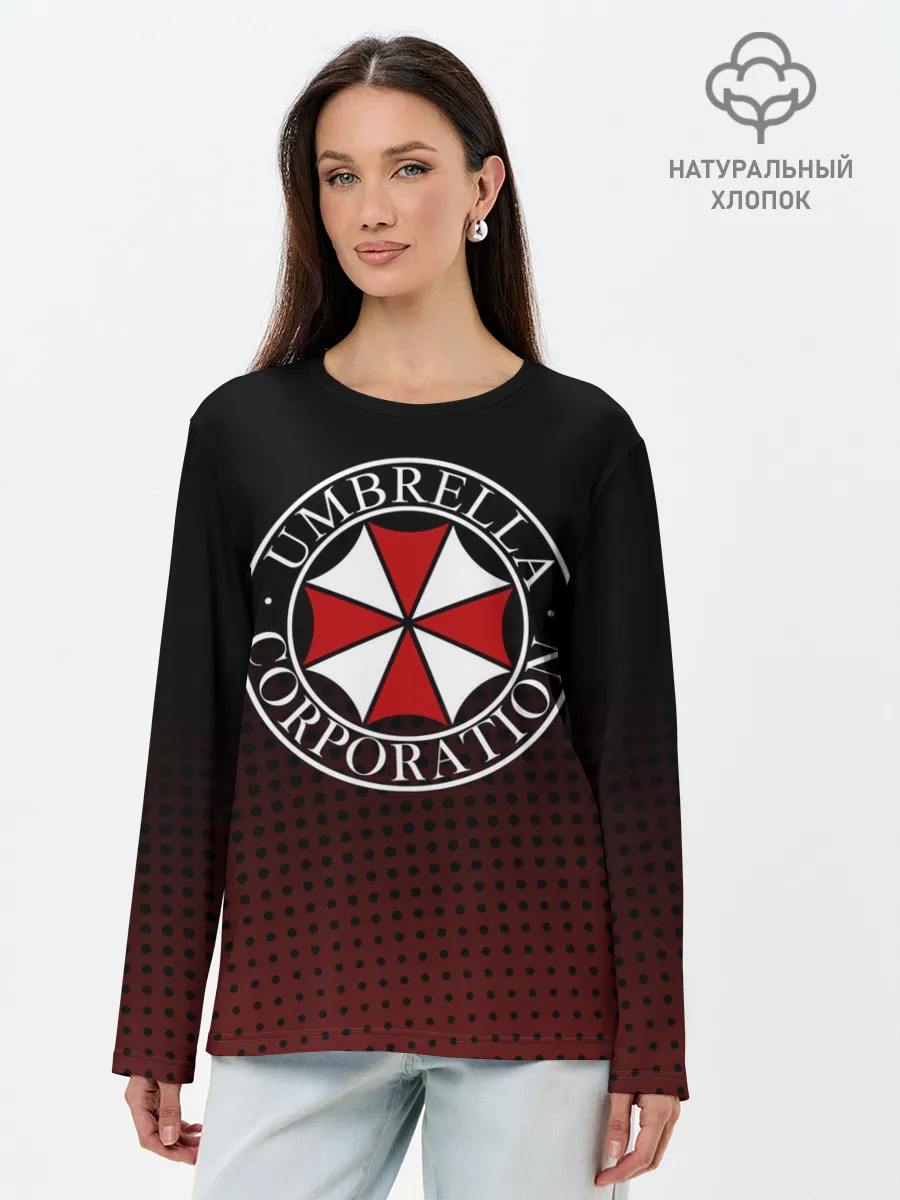 Лонгслив женский. Хлопок / Umbrella