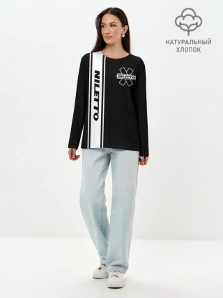 Лонгслив женский. Хлопок / NILETTO.