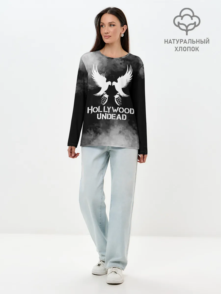 Лонгслив женский. Хлопок / Hollywood Undead
