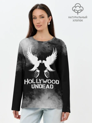 Лонгслив женский. Хлопок / Hollywood Undead