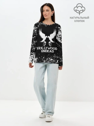 Лонгслив женский. Хлопок / Hollywood Undead