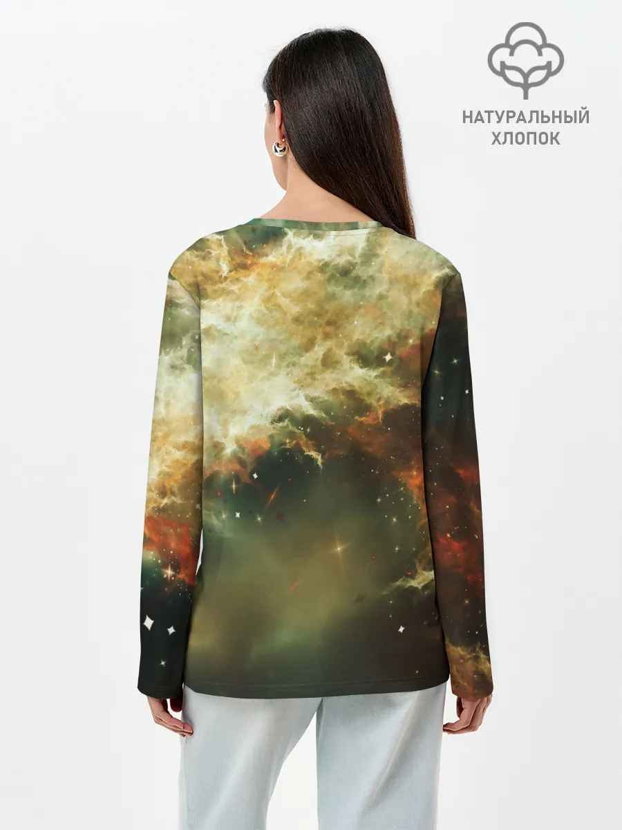 Лонгслив женский. Хлопок / НЕОНОВЫЕ ЗВЕЗДЫ