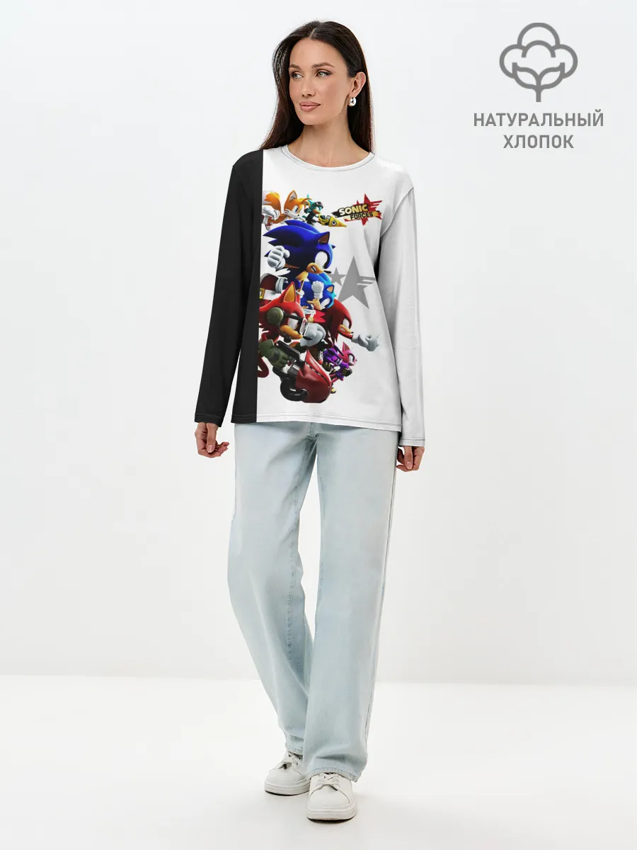 Лонгслив женский. Хлопок / SONIC