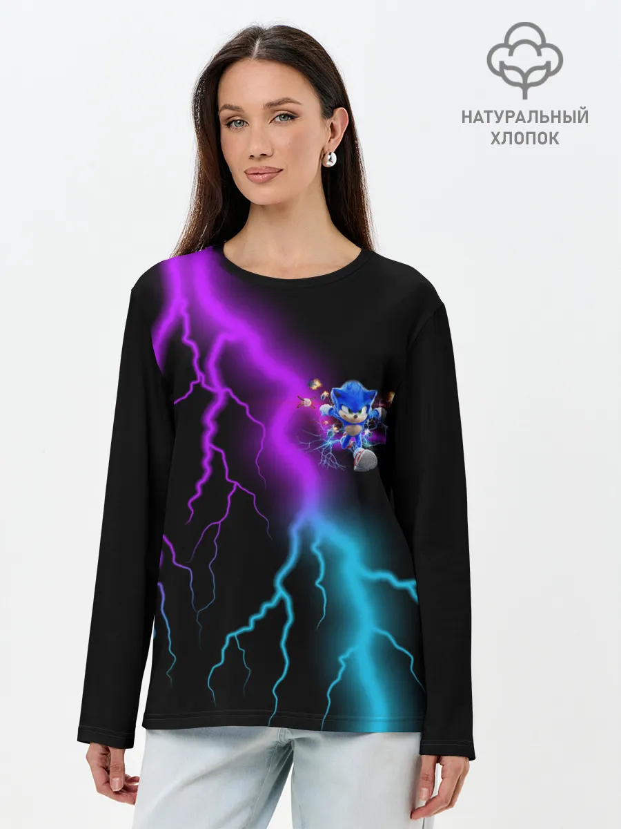 Лонгслив женский. Хлопок / SONIC