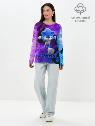 Лонгслив женский. Хлопок / SONIC