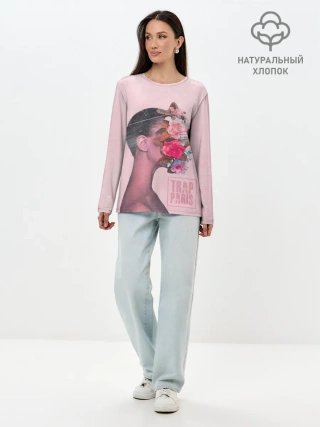 Лонгслив женский. Хлопок / Trap Paris