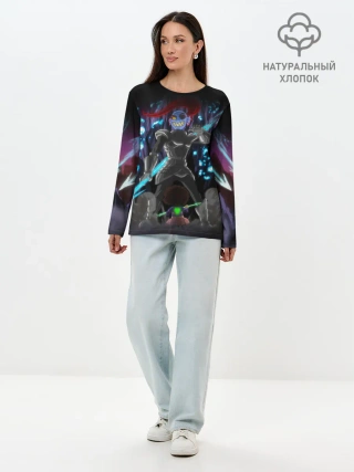 Лонгслив женский. Хлопок / UNDERTALE