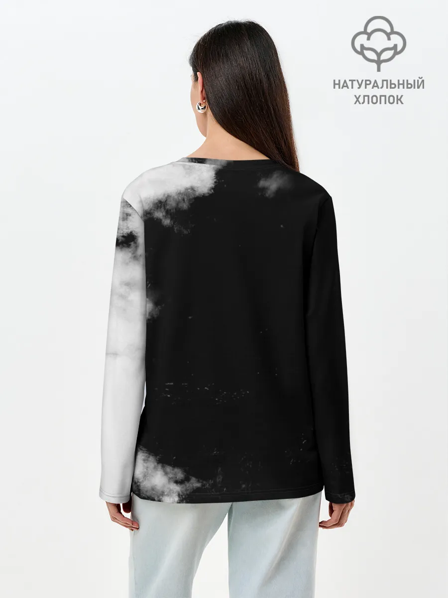 Лонгслив женский. Хлопок / Coronavirus 2019 - nCoV