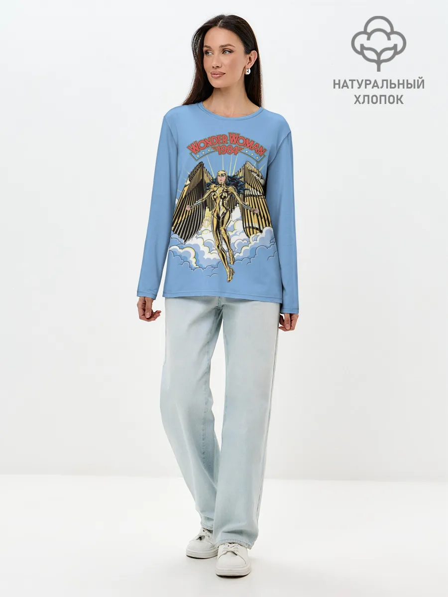Лонгслив женский. Хлопок / Wonder Women