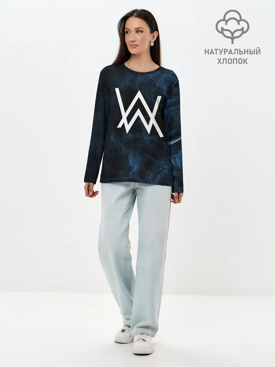 Лонгслив женский. Хлопок / Alan Walker