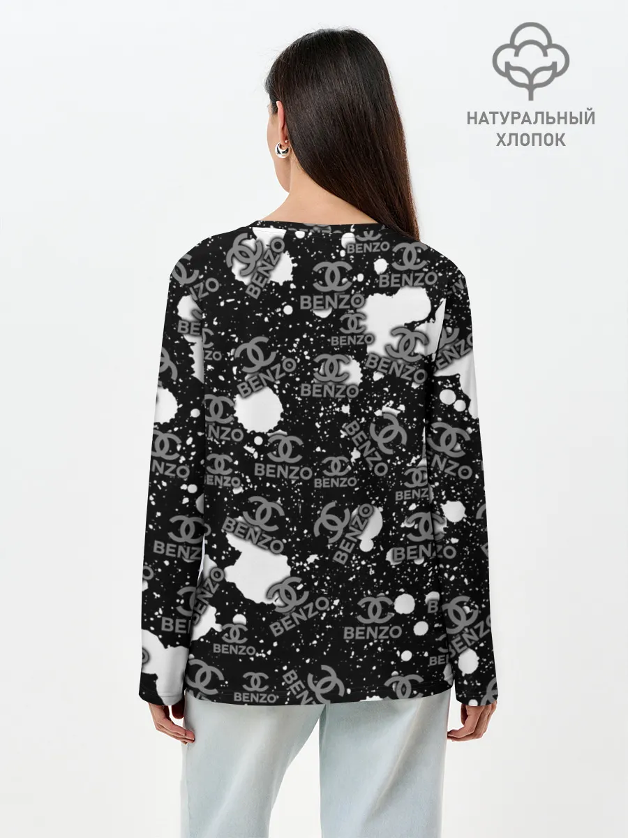 Лонгслив женский. Хлопок / Benzo Gang - Big Baby Tape