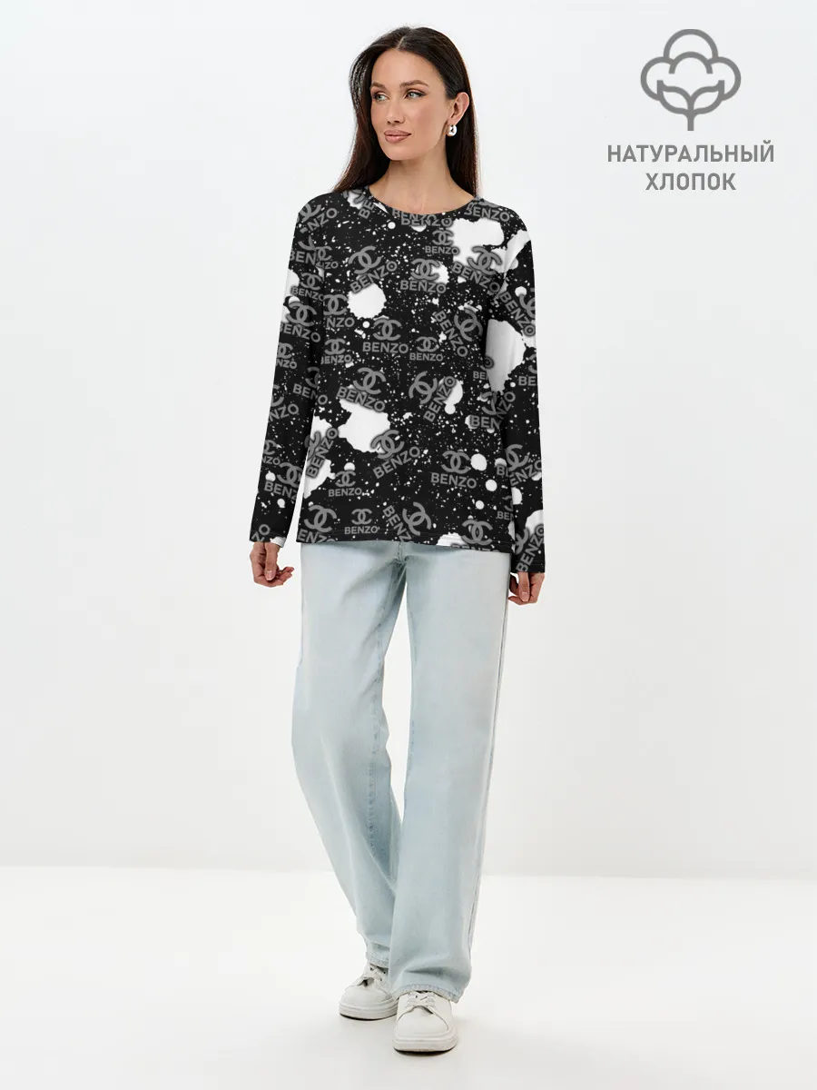 Лонгслив женский. Хлопок / Benzo Gang - Big Baby Tape