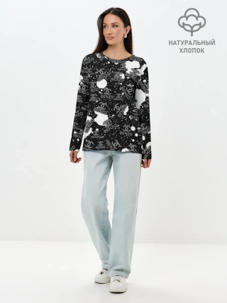 Лонгслив женский. Хлопок / Benzo Gang - Big Baby Tape