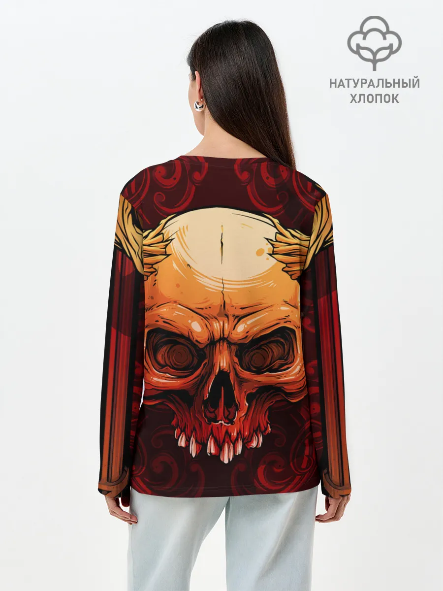 Лонгслив женский. Хлопок / SABATON