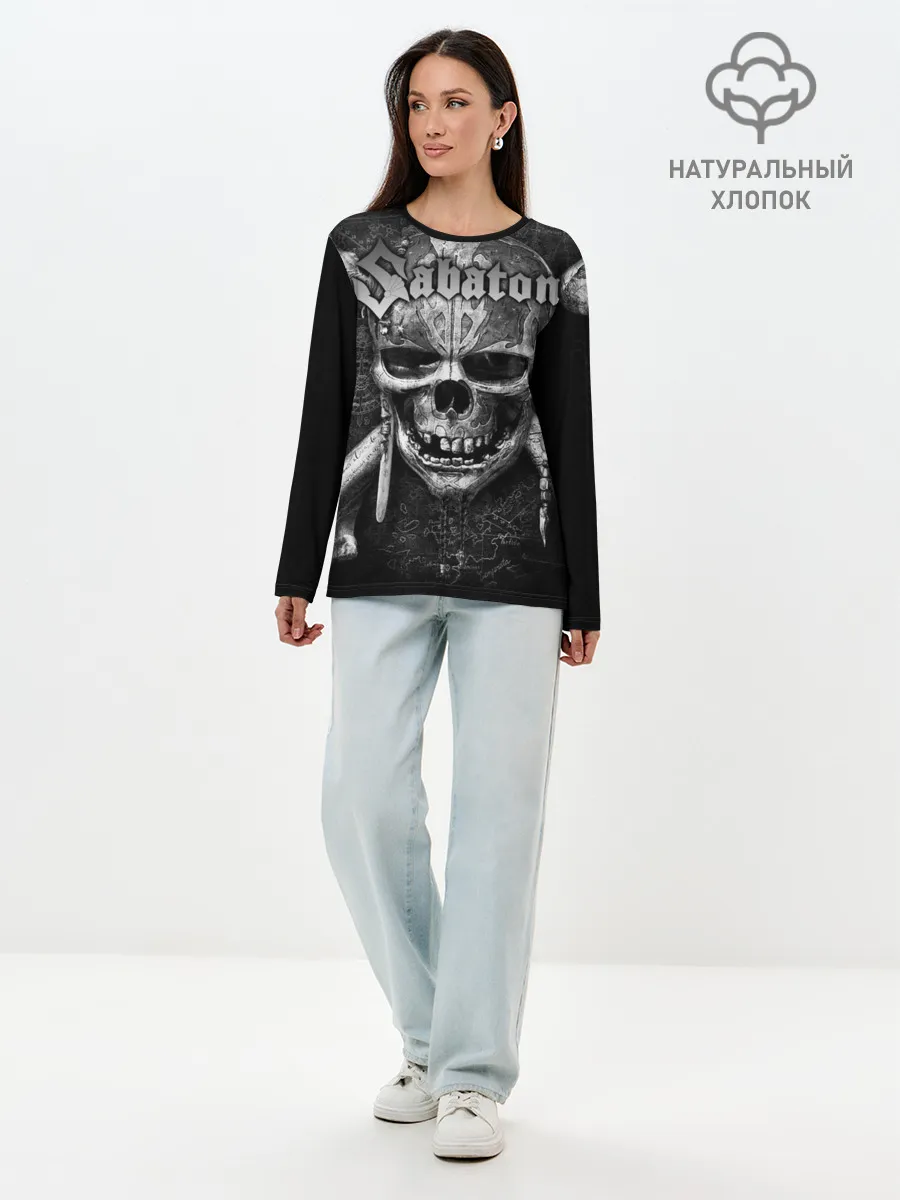 Лонгслив женский. Хлопок / SABATON