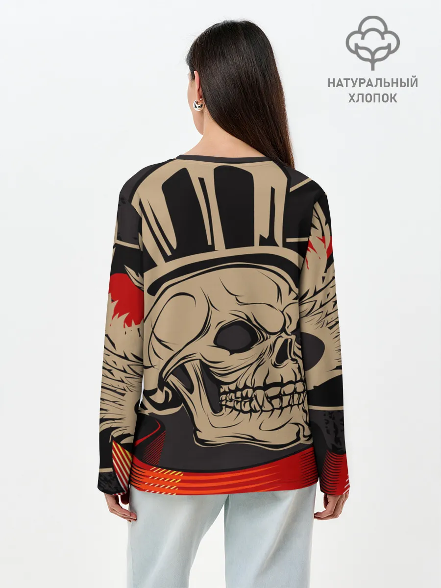 Лонгслив женский. Хлопок / SABATON