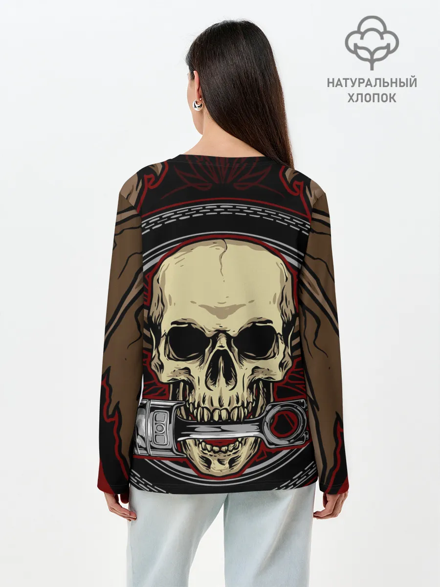 Лонгслив женский. Хлопок / SABATON