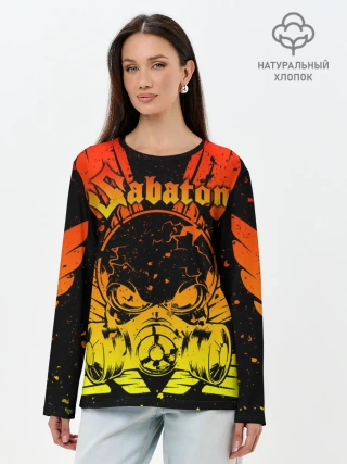 Лонгслив женский. Хлопок / SABATON
