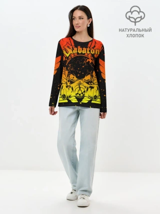 Лонгслив женский. Хлопок / SABATON