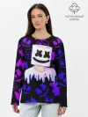 Лонгслив женский. Хлопок / Marshmello