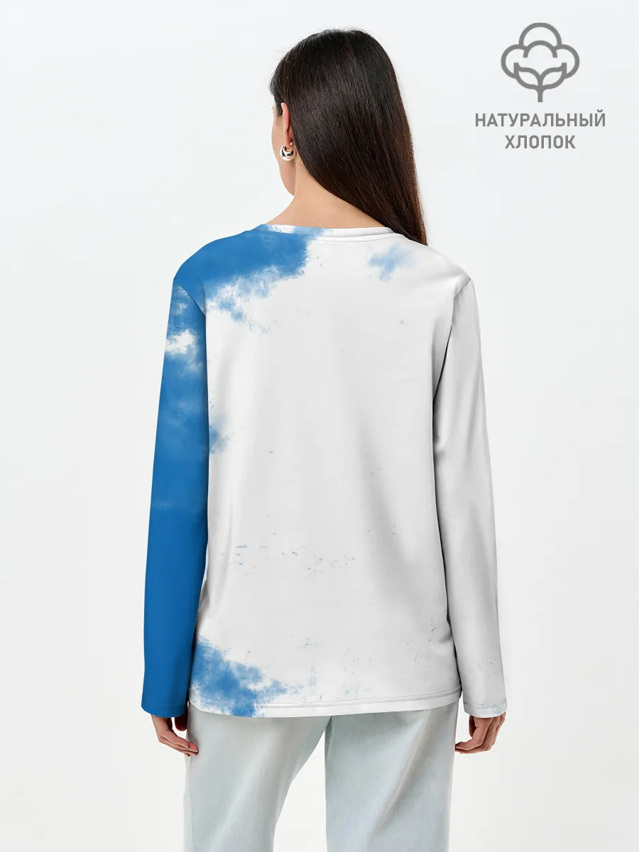 Лонгслив женский. Хлопок / Coronavirus 2019 - nCoV