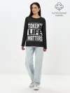 Лонгслив женский. Хлопок / TOKENS LIFE MATTERS