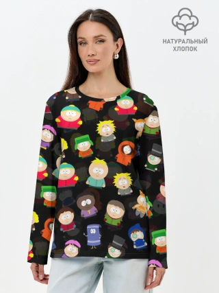 Лонгслив женский. Хлопок / ЮЖНЫЙ ПАРК | SOUTH PARK