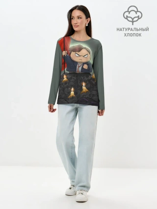 Лонгслив женский. Хлопок / Eric Cartman