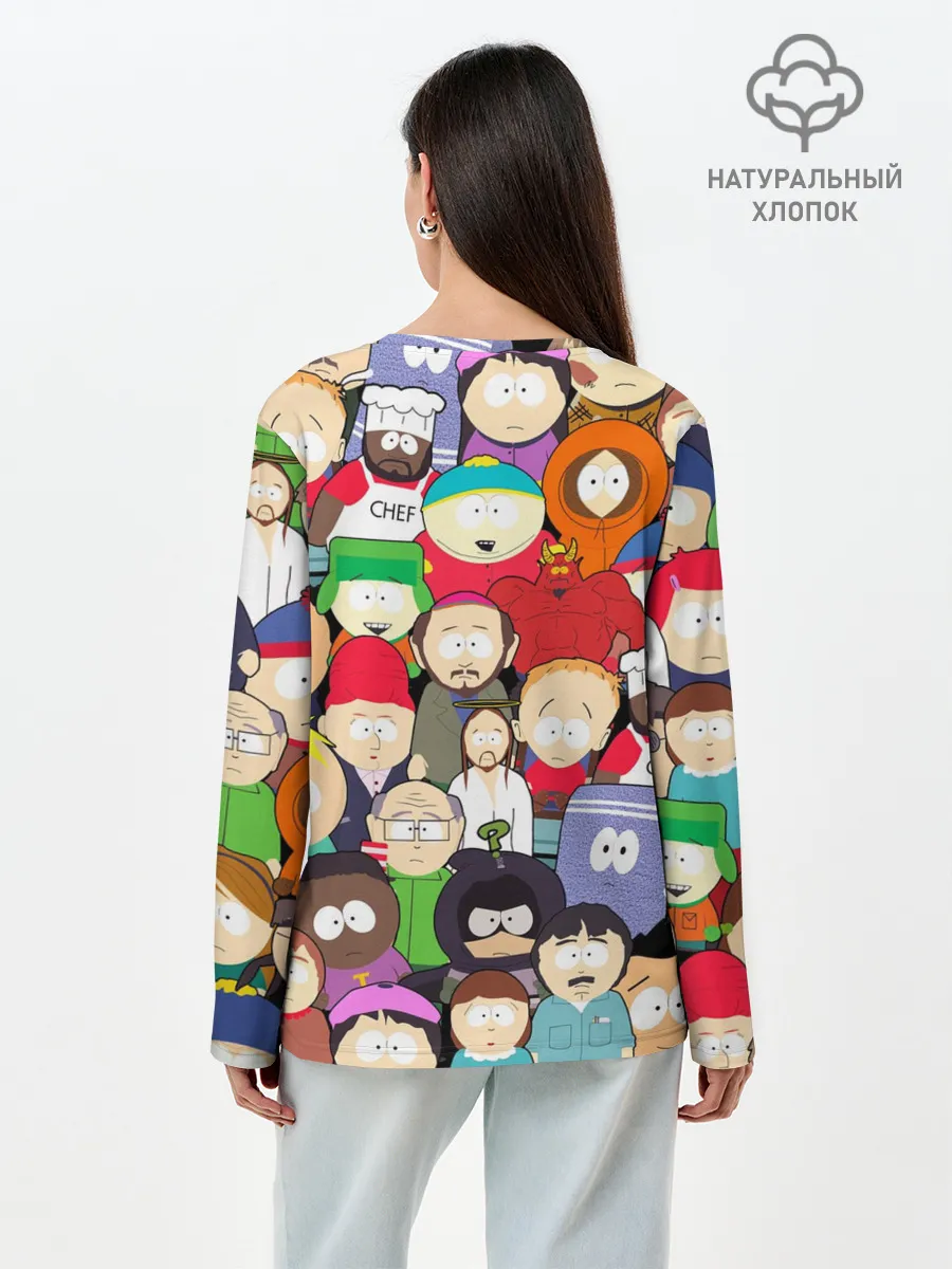 Лонгслив женский. Хлопок / South Park персонажи