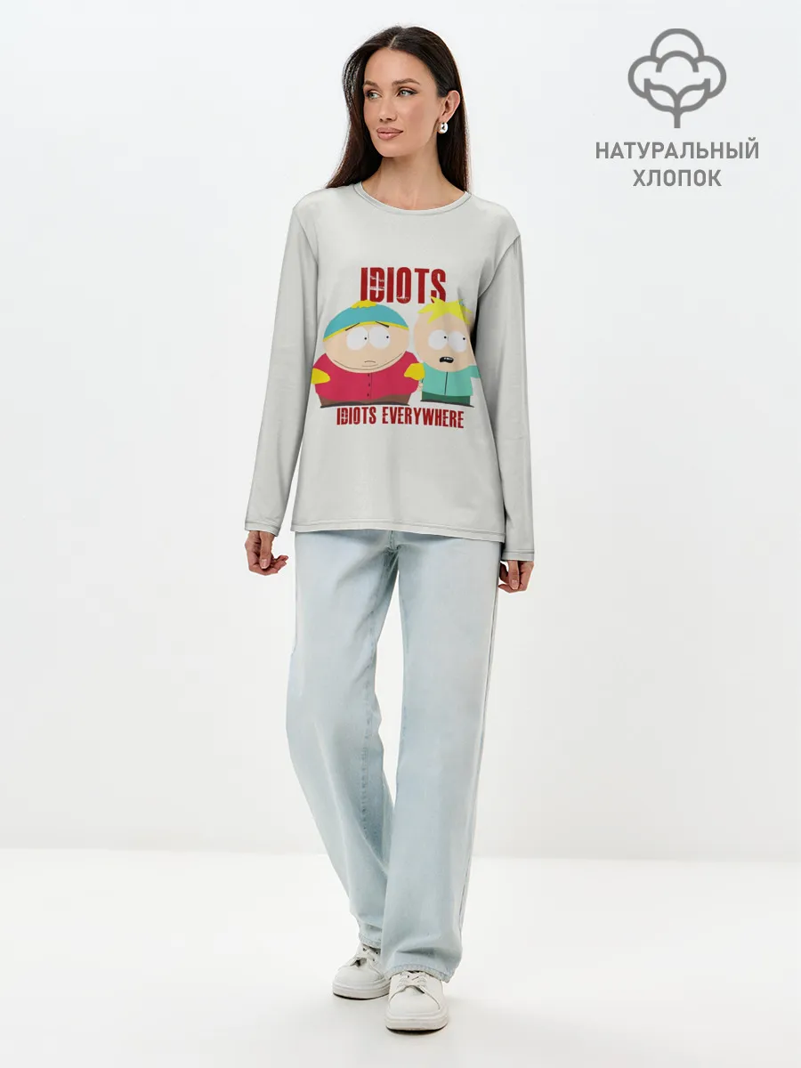Лонгслив женский. Хлопок / South Park