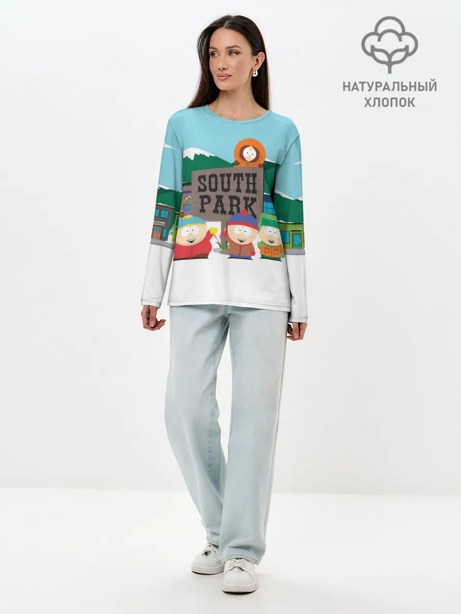 Лонгслив женский. Хлопок / ЮЖНЫЙ ПАРК | SOUTH PARK