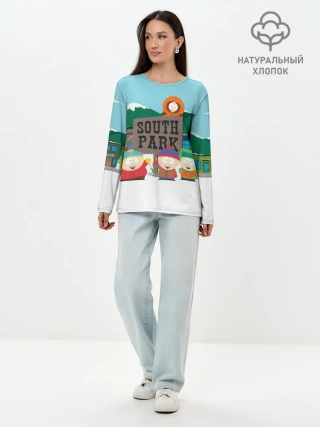 Лонгслив женский. Хлопок / ЮЖНЫЙ ПАРК | SOUTH PARK