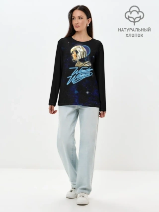 Лонгслив женский. Хлопок / Wonder Woman