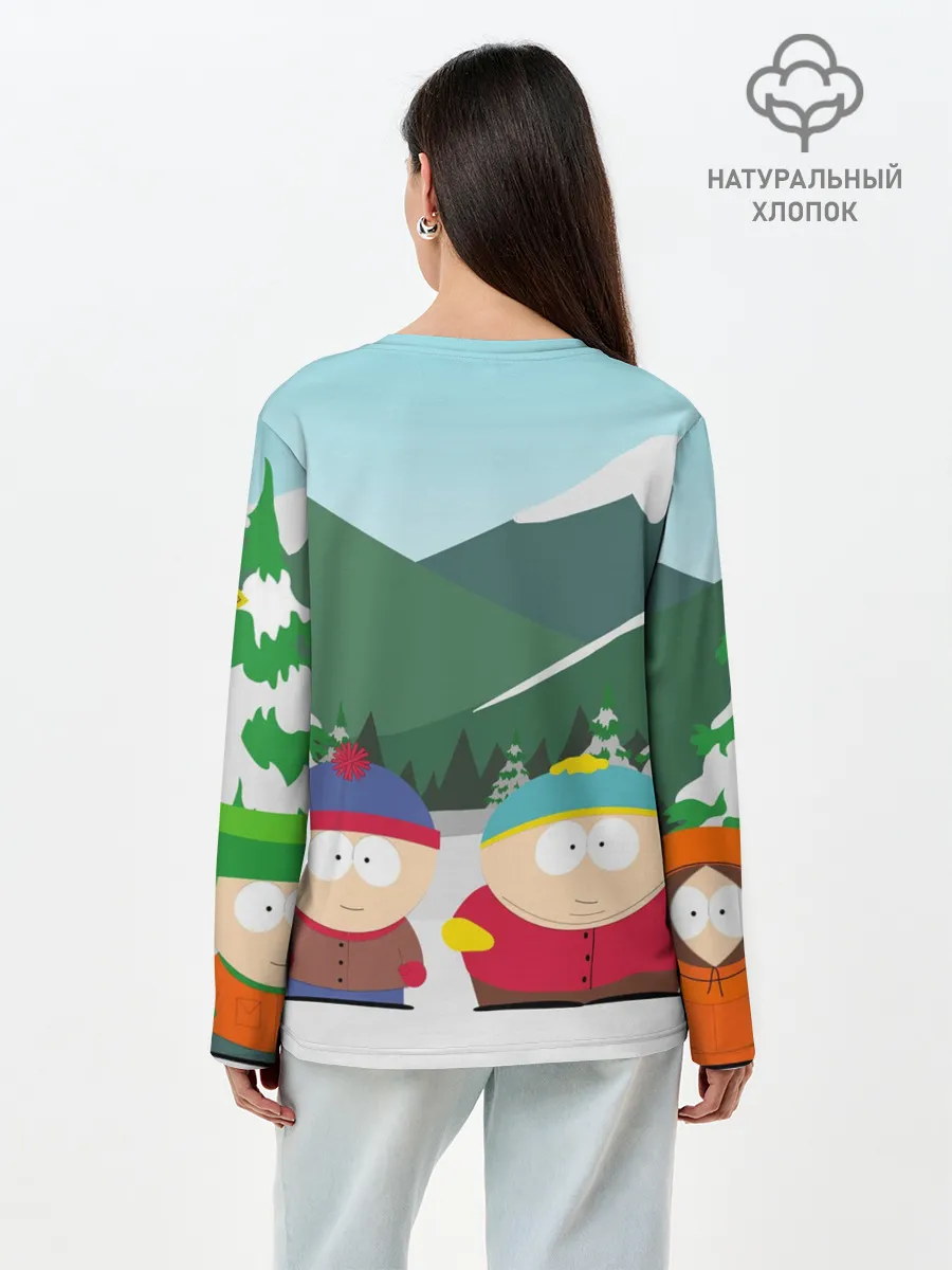 Лонгслив женский. Хлопок / ЮЖНЫЙ ПАРК | SOUTH PARK