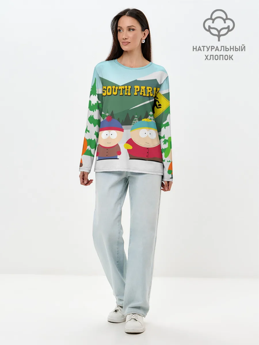 Лонгслив женский. Хлопок / ЮЖНЫЙ ПАРК | SOUTH PARK