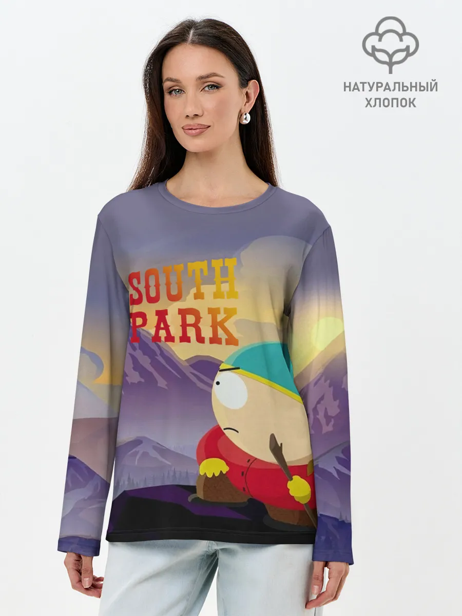 Лонгслив женский. Хлопок / South Park Cartman | Картмен