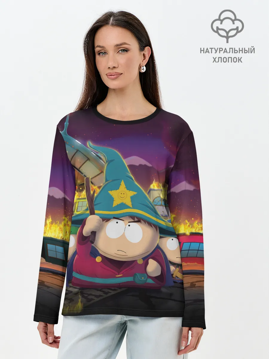 Лонгслив женский. Хлопок / ЮЖНЫЙ ПАРК