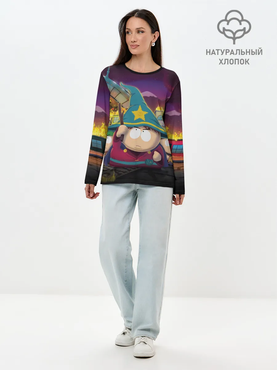 Лонгслив женский. Хлопок / ЮЖНЫЙ ПАРК