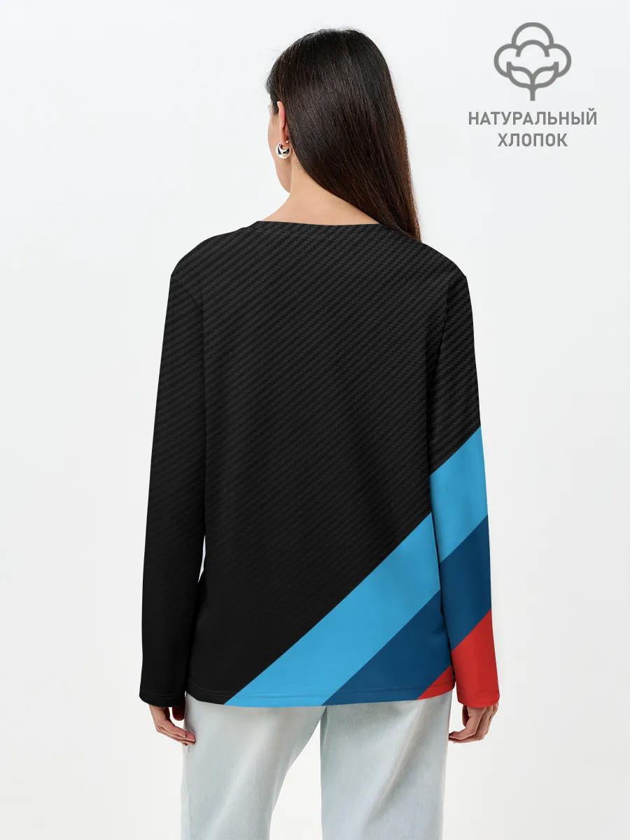 Лонгслив женский. Хлопок / BMW MASK