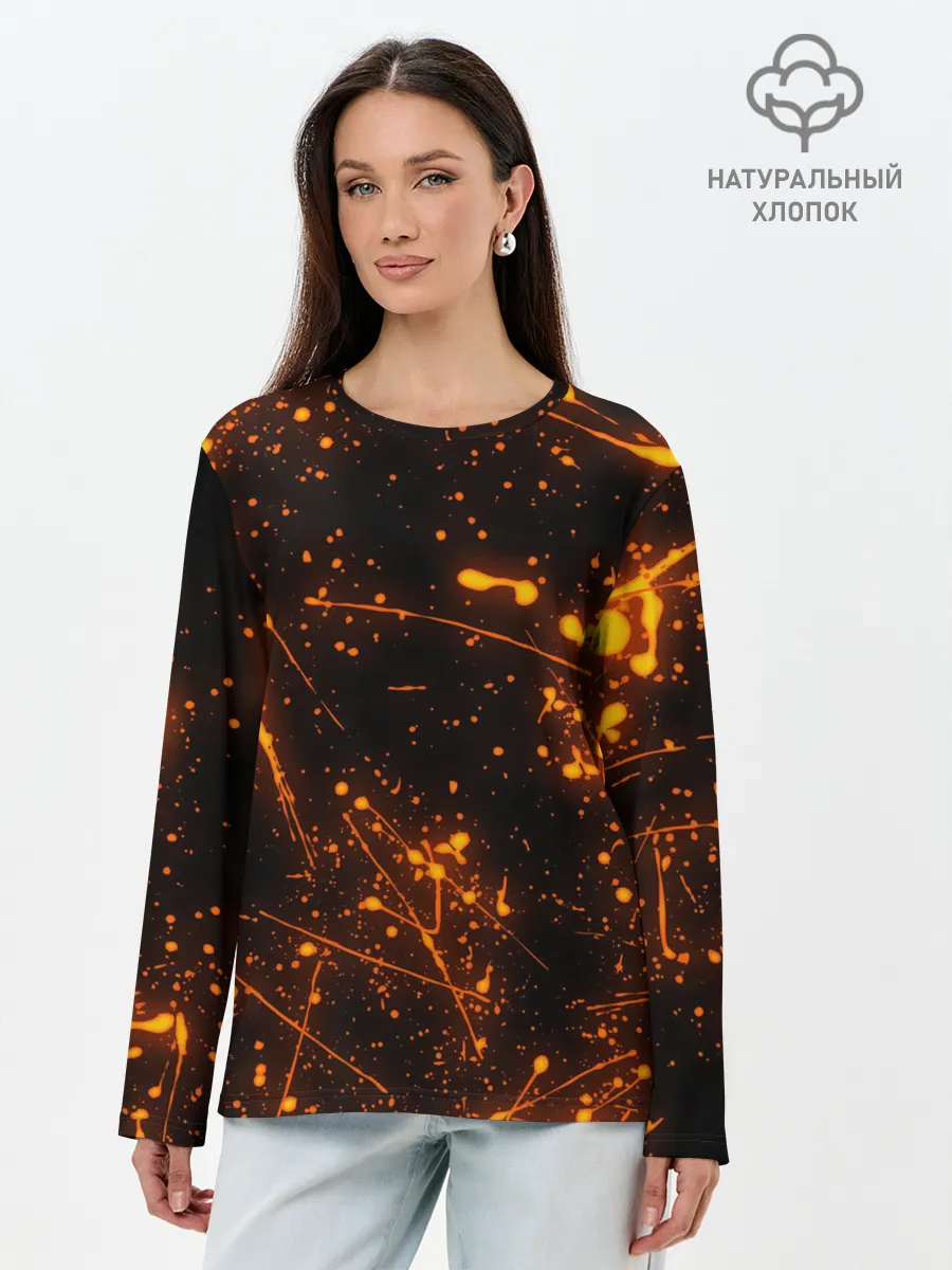 Лонгслив женский. Хлопок / FLAME | ПЛАМЯ